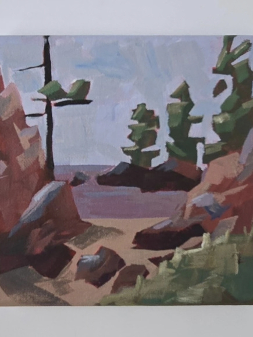 Quiet Coastal Painting - Original Artwork